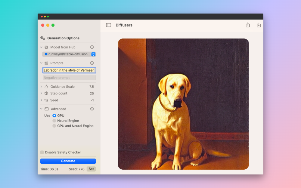 Diffuses App | Stable Diffusion App for Mac