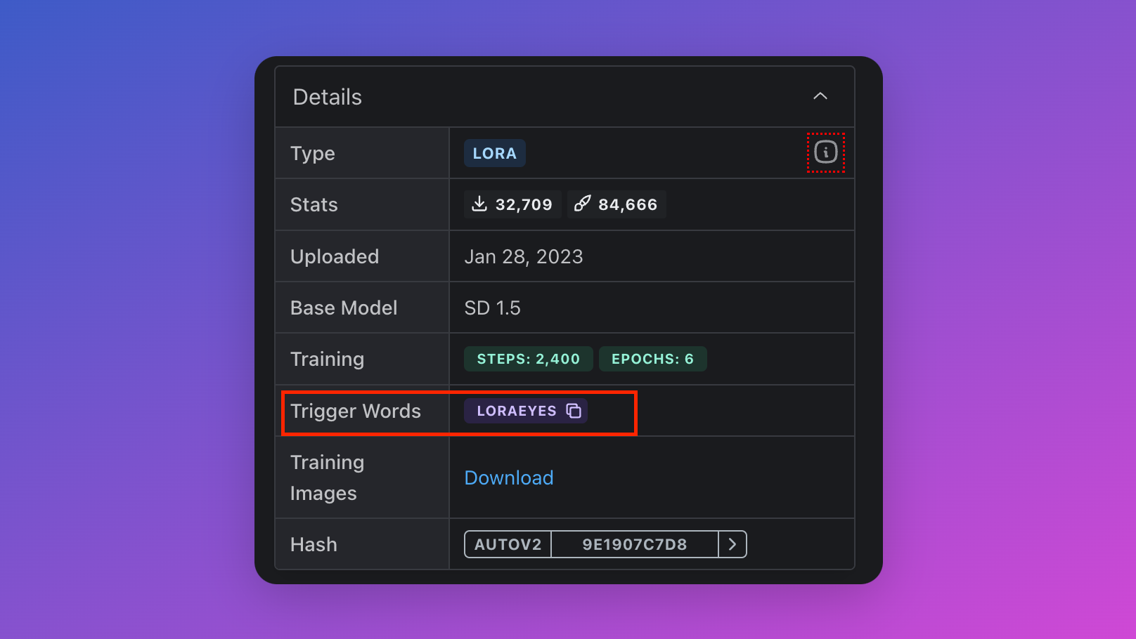 Use Trigger Words to Utilize Lora in Stable Diffusion Prompts