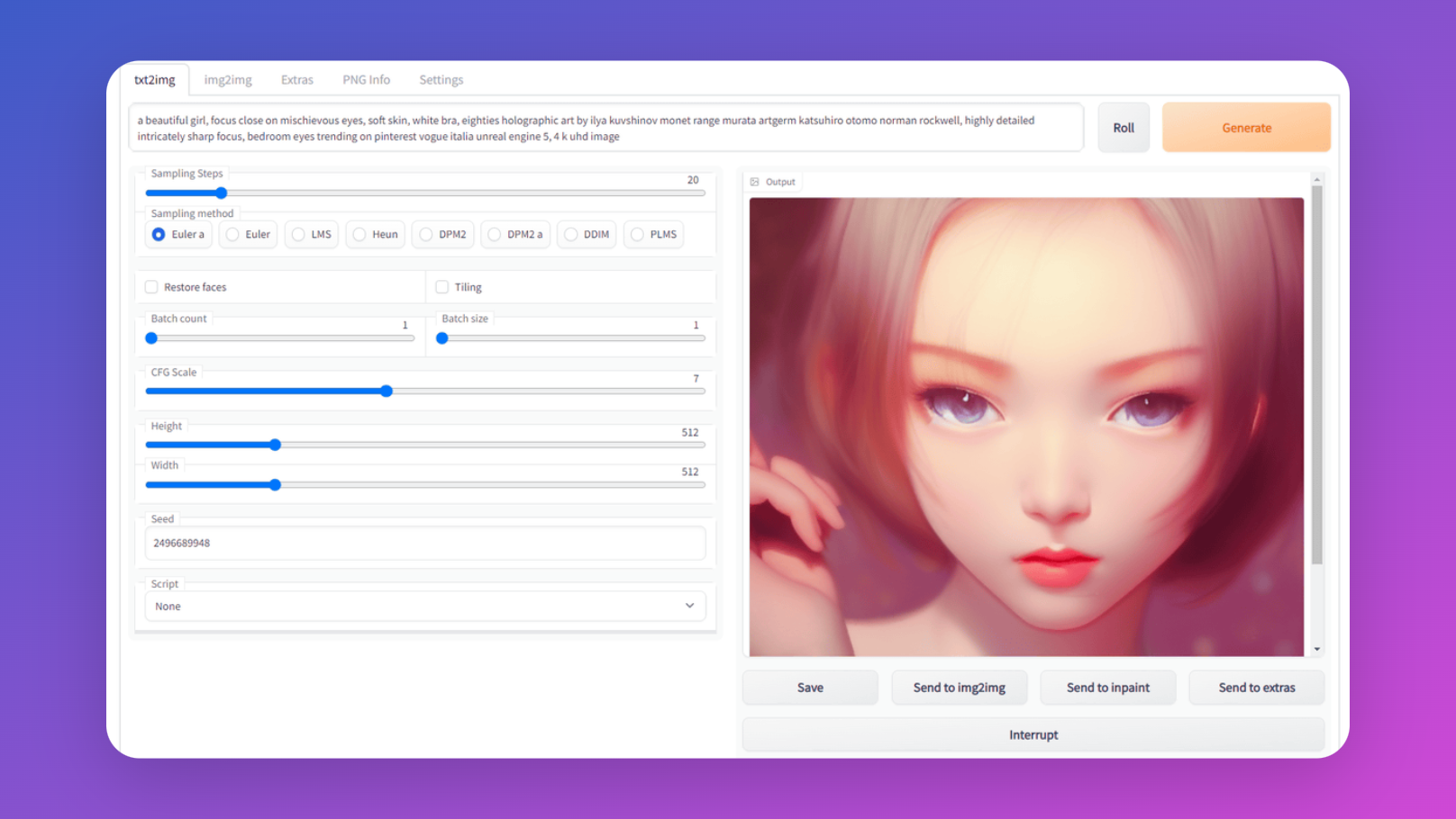 Stable Diffusion Using Automatic1111's WebUI