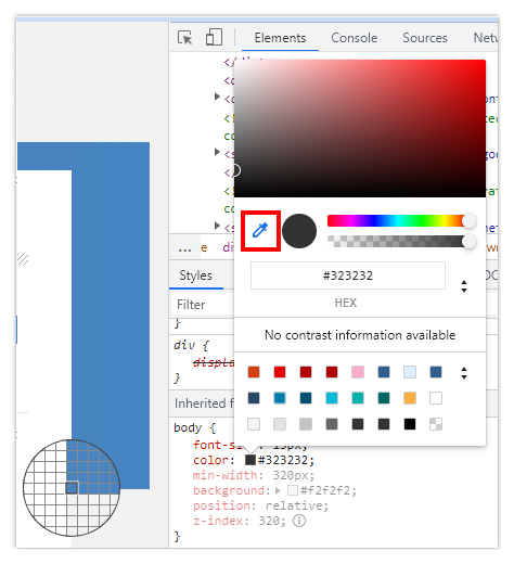 So erhalten Sie hexadezimale Farbcodes mit dem Google Farbauswähler