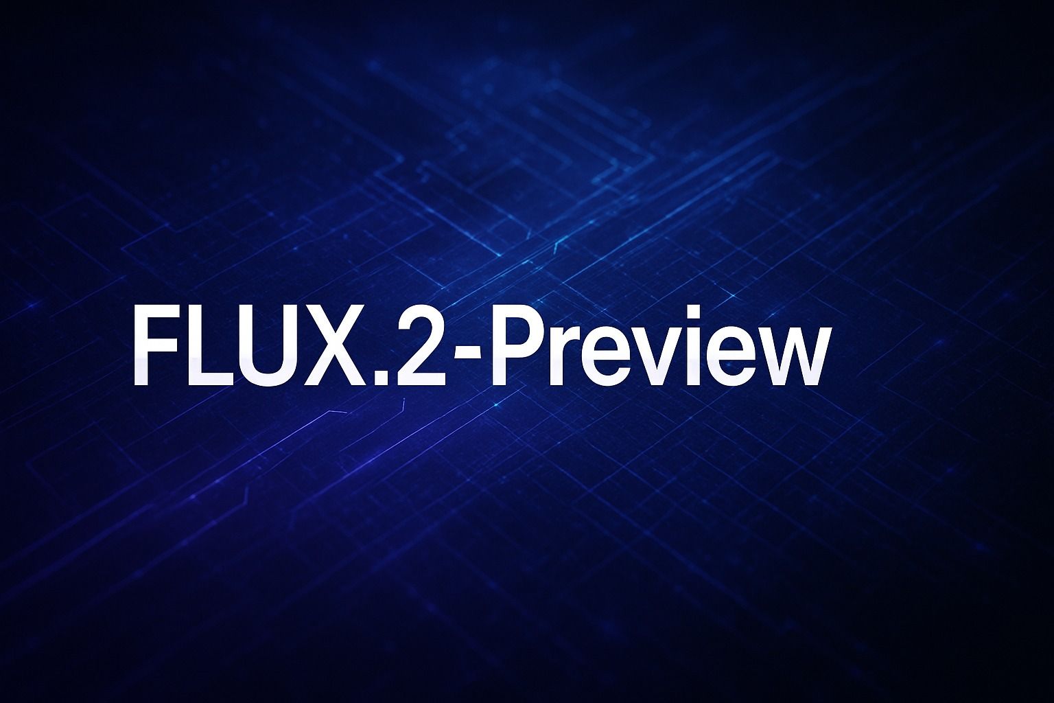 FLUX.2 プレビューが公開：ブラックフォレストラボの第二世代モデル